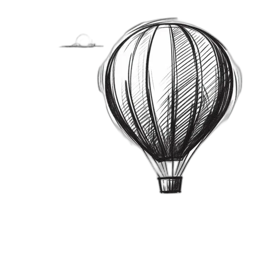 umbrella, concept art, pencil sketch, 3d render, cartoon, monochrome, black-and-white, sketch transparent PNG cut-out