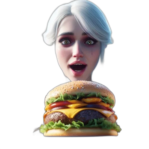 food, face, animal, creature, concept art, 3d render, pixel art, fantasy art transparent PNG cut-out