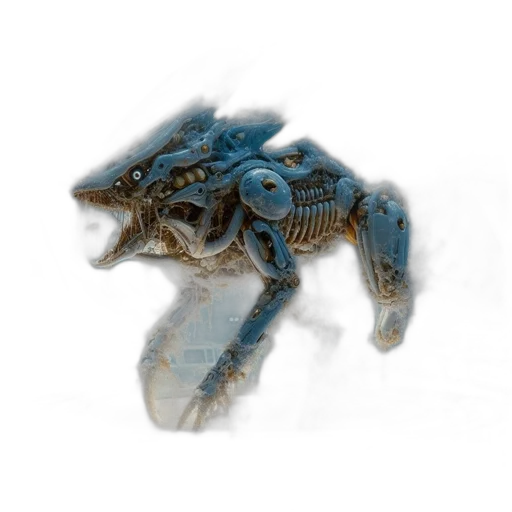 dragon, robot, creature, mask, concept art, fantasy art, 3d render, photorealistic transparent PNG cut-out
