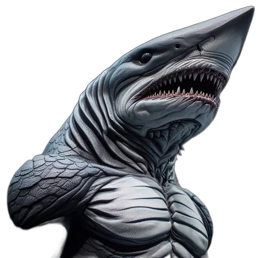 creature, animal, concept art, comic book art, 3d render, fantasy art, life-like, sculpture transparent PNG cut-out