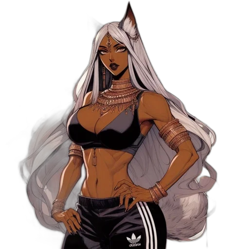 concept art, comic book art, fantasy art, anime, monochrome, image, illustrates, female transparent PNG cut-out