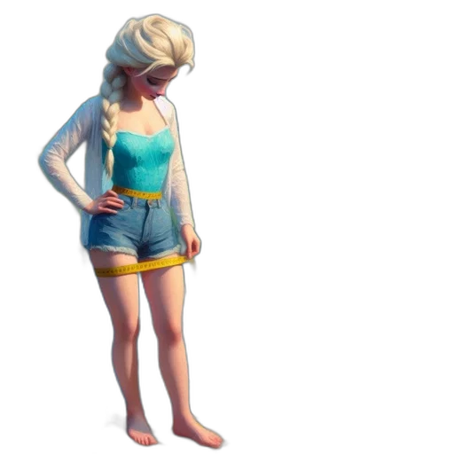 dress, jacket, staff, 3d render, concept art, fantasy art, cartoon, pastel transparent PNG cut-out
