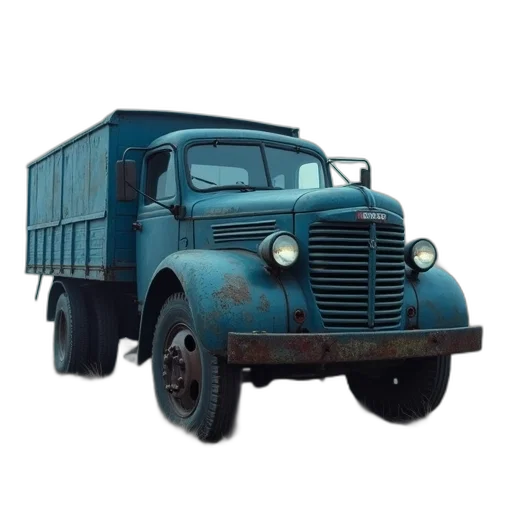 car, weapon, animal, 3d render, concept art, photorealistic, old, blue transparent PNG cut-out
