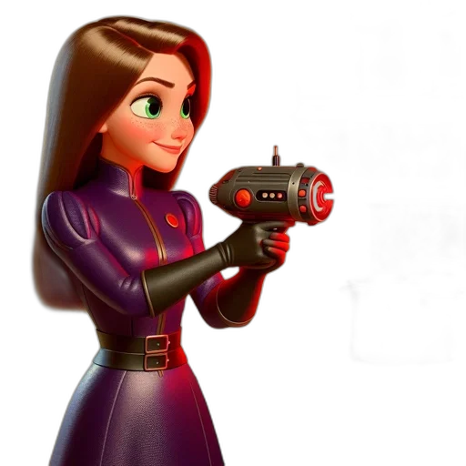 weapon, robot, staff, bottle, 3d render, concept art, cartoon, comic book art transparent PNG cut-out