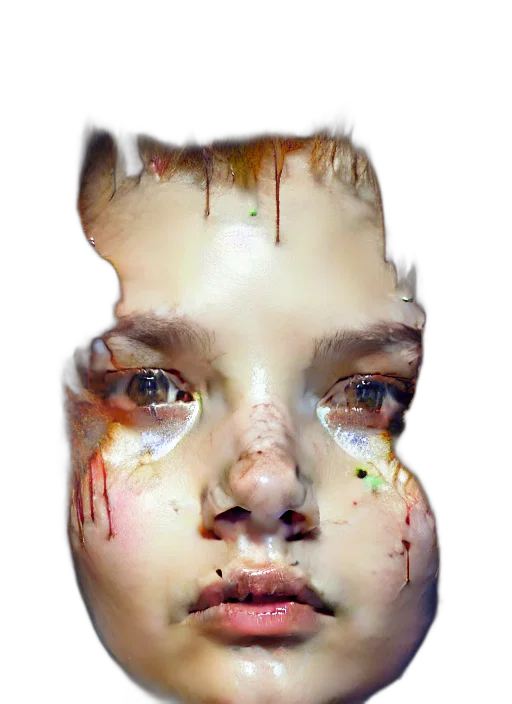 face, mask, creature, crown transparent PNG cut-out