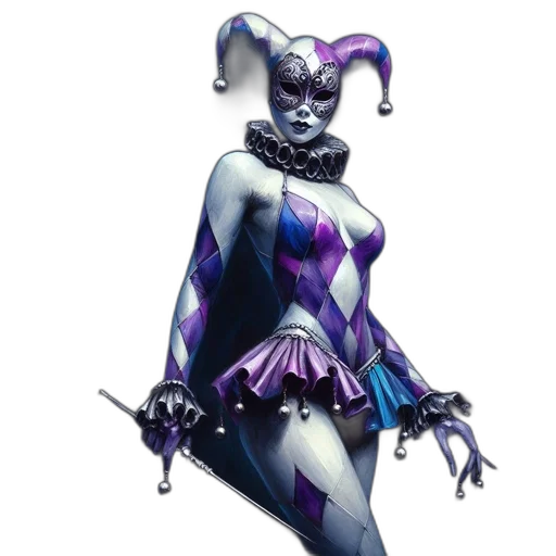 concept art, fantasy art, comic book art, cyberpunk, blue, woman, striking, colorful transparent PNG cut-out