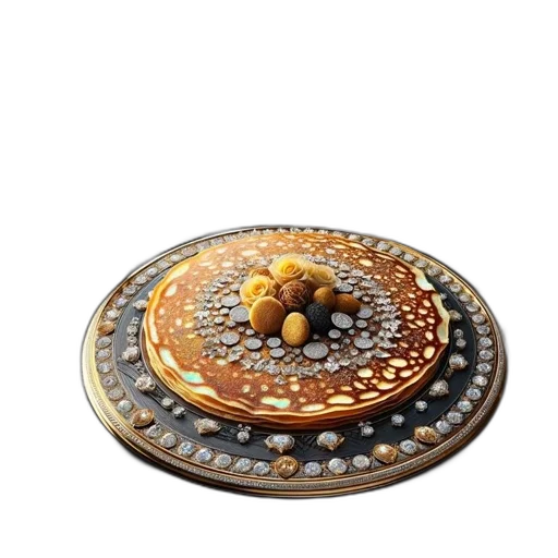jewelry, crown, food, furniture, 3d render, photorealistic, elaborate, dining transparent PNG cut-out