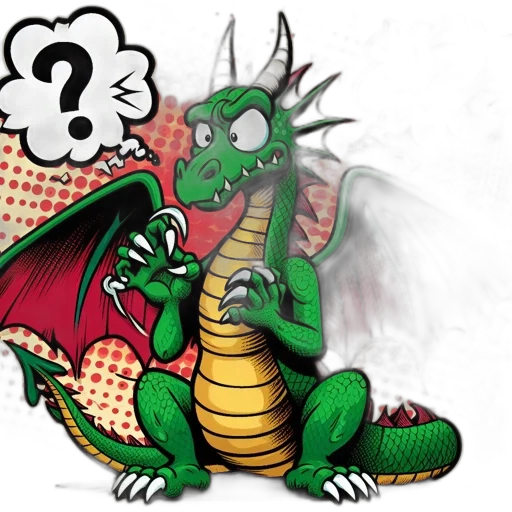 dragon, fantasy art, concept art, pixel art, green, sharp, claws, horns transparent PNG cut-out