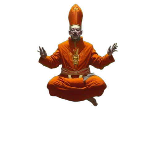 staff, crown, mask, creature, 3d render, concept art, pixel art, photorealistic transparent PNG cut-out