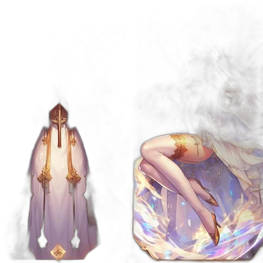 dress, crown, jacket, concept art, fantasy art, watercolor, pixel art, fire transparent PNG cut-out