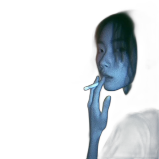face, mask, creature, staff, photorealistic, concept art, oil painting, vaporwave transparent PNG cut-out