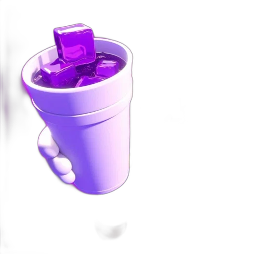 bottle, weapon, food, robot, 3d render, vaporwave, concept art, photorealistic transparent PNG cut-out