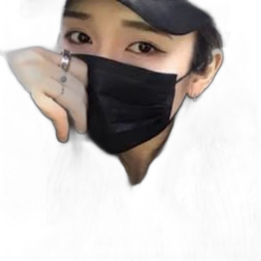 mask, face, hat, jewelry, photorealistic, oil painting, anime, cartoon transparent PNG cut-out