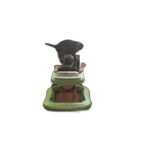 hat, animal, staff, furniture, 3d render, concept art, baby, walker transparent PNG cut-out