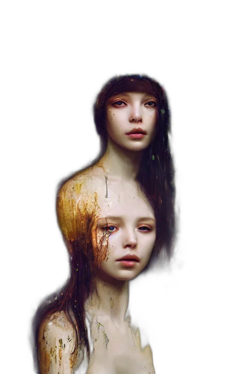 face, hair, creature, mask transparent PNG cut-out