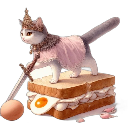 food, staff, animal, weapon, fantasy art, concept art, 3d render, photorealistic transparent PNG cut-out