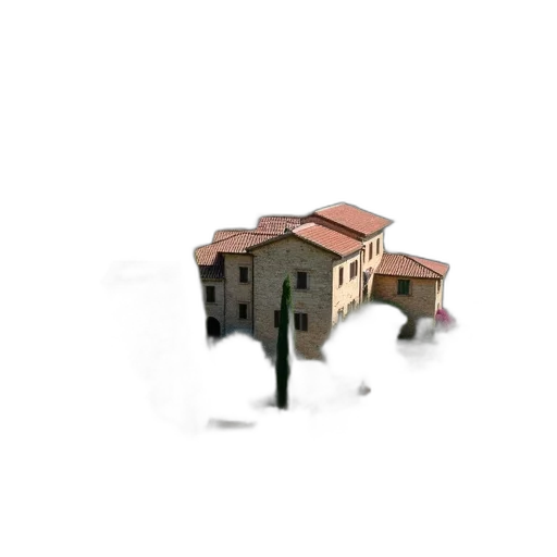 building, umbrella, weapon, furniture, 3d render, pixel art, concept art, photorealistic transparent PNG cut-out