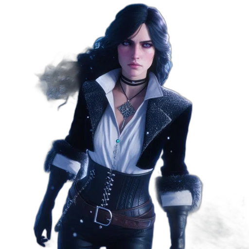 jacket, concept art, fantasy art, comic book art, photorealistic, dark, monochrome, confident transparent PNG cut-out