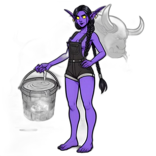 concept art, fantasy art, pixel art, comic book art, dark, blue, monochrome, neon transparent PNG cut-out