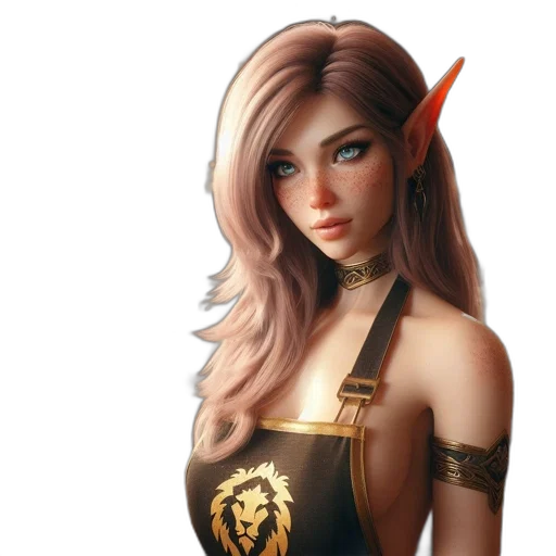 staff, face, fantasy art, concept art, 3d render, pixel art, golden, dark transparent PNG cut-out