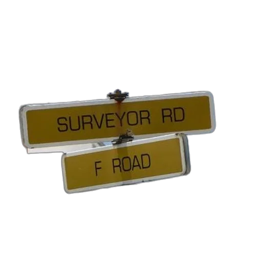 3d render, street, sign, surveyor, road, american, flag, background transparent PNG cut-out