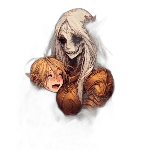 mask, creature, face, weapon transparent PNG cut-out