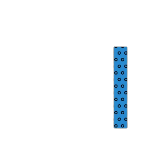 umbrella, sword, weapon, jewelry, pixel art, 3d render, blue, bar transparent PNG cut-out