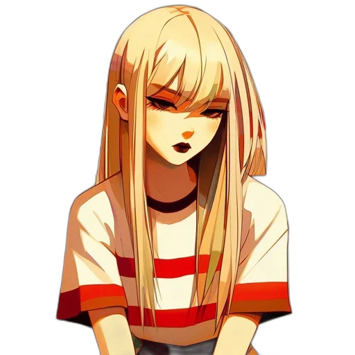 face, dress, hair, staff, pixel art, anime, concept art, cartoon transparent PNG cut-out