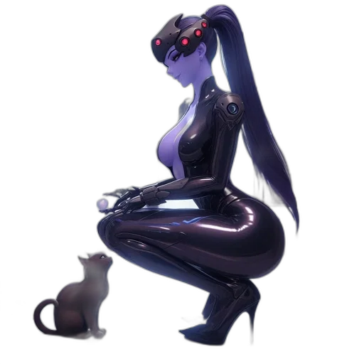animal, creature, staff, dress, concept art, fantasy art, pixel art, cyberpunk transparent PNG cut-out