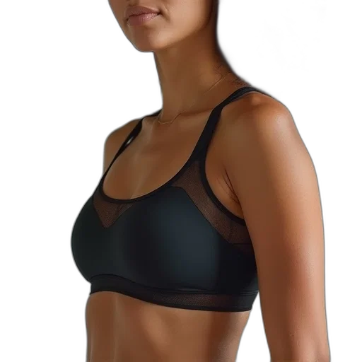 photorealistic, 3d render, women, activewear, sport, bra, mesh, detailing transparent PNG cut-out
