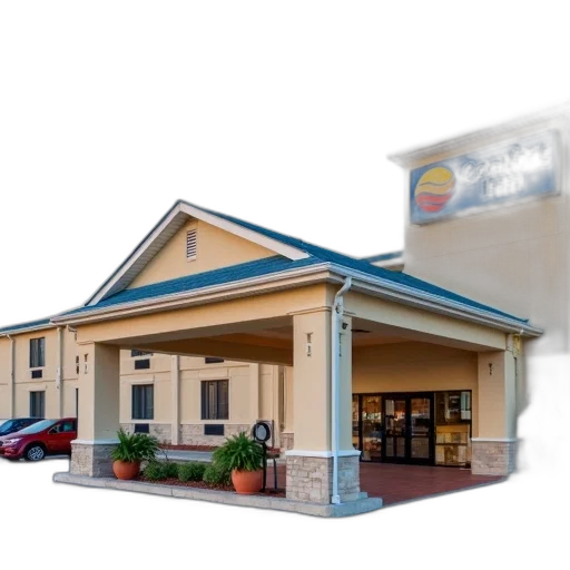 building, 3d render, photorealistic, first, image, shows, exterior, comfort transparent PNG cut-out