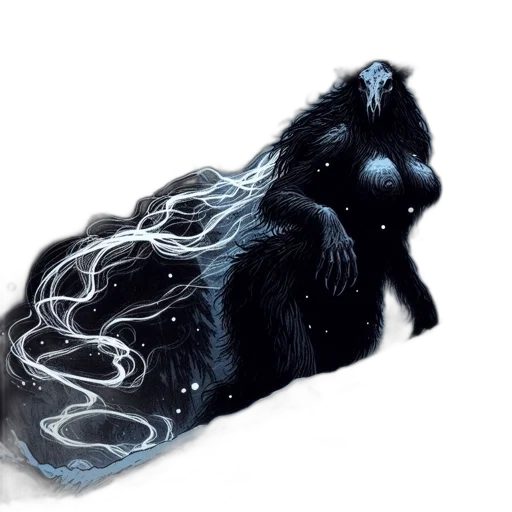 hair, dragon, animal, creature, fantasy art, concept art, photorealistic, watercolor transparent PNG cut-out