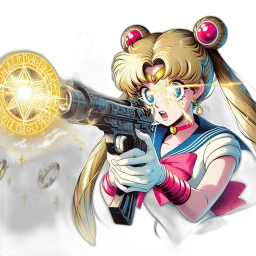 weapon, staff, anime, concept art, vaporwave, pixel art, outer space, animated transparent PNG cut-out
