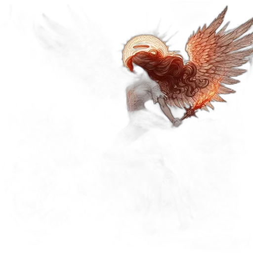 dragon, animal, creature, concept art, photorealistic, fantasy art, 3d render, angelic transparent PNG cut-out
