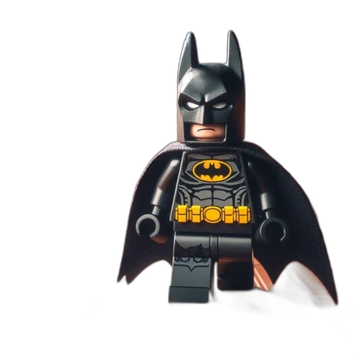 3d render, concept art, comic book art, batman, lego, setting, posed, saloon transparent PNG cut-out