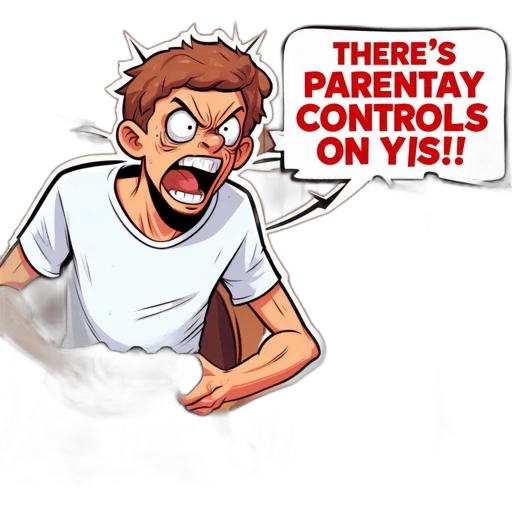 comic book art, concept art, animated, scene, portrays, agitated, young, man transparent PNG cut-out