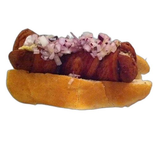 food, crown, animal, staff, photorealistic, hot, dog, onions transparent PNG cut-out
