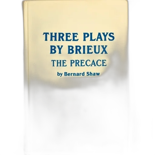 beige, book, cover, title, reads, three, plays, brieux transparent PNG cut-out