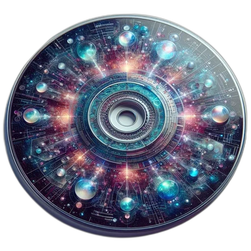jewelry, weapon, concept art, outer space, elaborate, circular, stylized, art transparent PNG cut-out