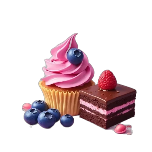 food, crown, hat, 3d render transparent PNG cut-out