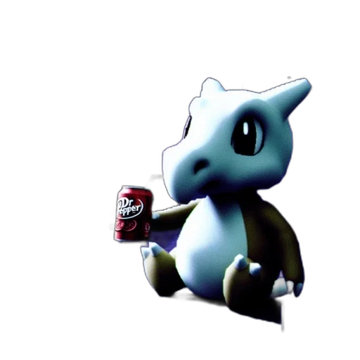 dragon, creature, bottle, animal, 3d render, concept art, vaporwave, pixel art transparent PNG cut-out