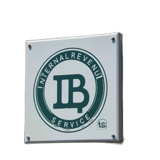 3d render, sign, internal, revenue, service, shown, stone, wall transparent PNG cut-out
