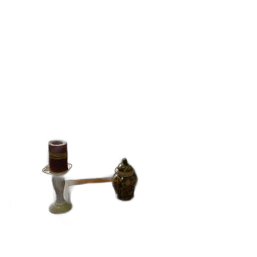 staff, bottle, weapon, furniture, 3d render, concept art, fire, earth tones transparent PNG cut-out