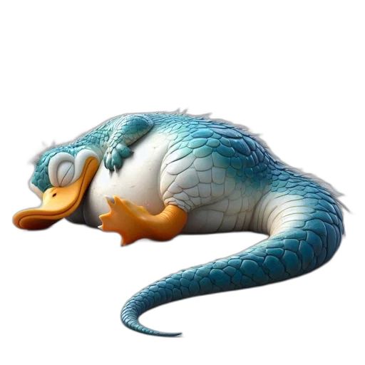 dragon, creature, animal, staff, 3d render, concept art, fantasy art, photorealistic transparent PNG cut-out
