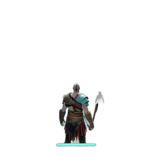 staff, sword, weapon, mask, concept art, 3d render, fantasy art, pixel art transparent PNG cut-out