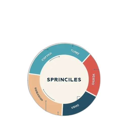 colorful, five, principles, good transparent PNG cut-out