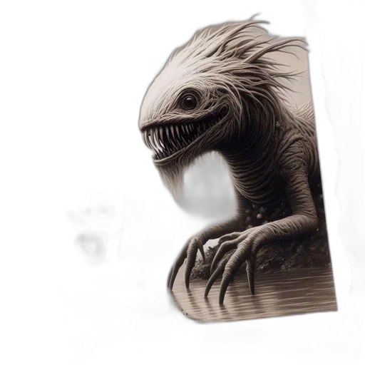dragon, creature, animal, mask, concept art, fantasy art, photorealistic, pencil sketch transparent PNG cut-out