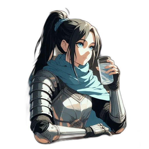 sword, weapon, staff, face, fantasy art, concept art, pixel art, anime transparent PNG cut-out