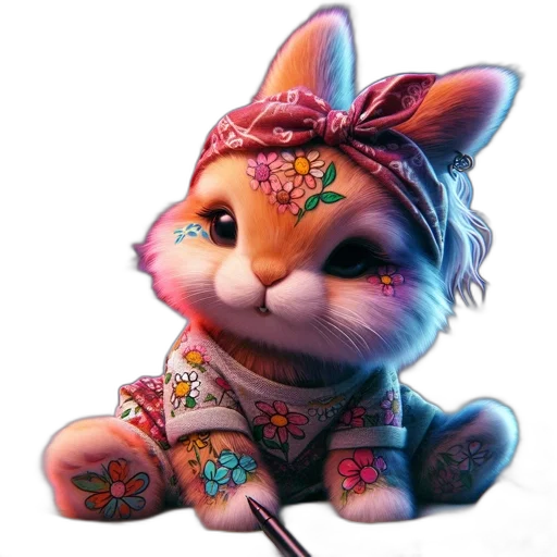 staff, jewelry, flower, animal, photorealistic, 3d render, fantasy art, oil painting transparent PNG cut-out