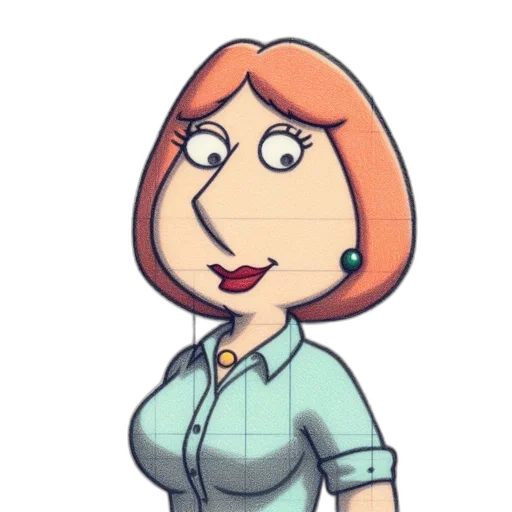 staff, dress, face, robot, cartoon, 3d render, concept art, pixel art transparent PNG cut-out